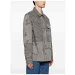 Marine Serre Rispstop classic-collar shirt jacket