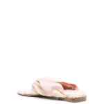 Burberry check thong sandals