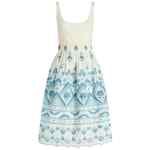 Etro Broderie anglaise flared dress