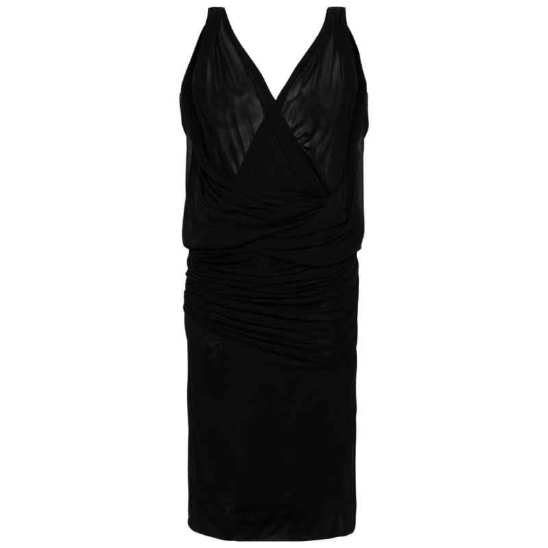 Saint Laurent V-necked mini dress, theFeinheit