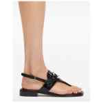 Ferragamo Gancini-buckle Leather Sandals