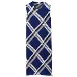 Burberry check-print silk dress