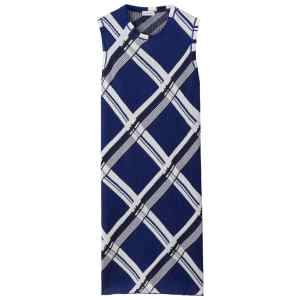 Burberry check-print silk dress