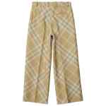Burberry check-print tailored wool trousers