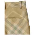 Burberry check-print tailored wool trousers