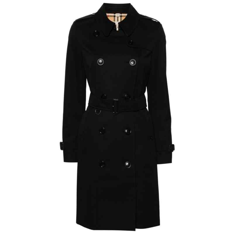 Burberry gabardine-weave trench coat
