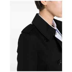 Burberry gabardine-weave trench coat