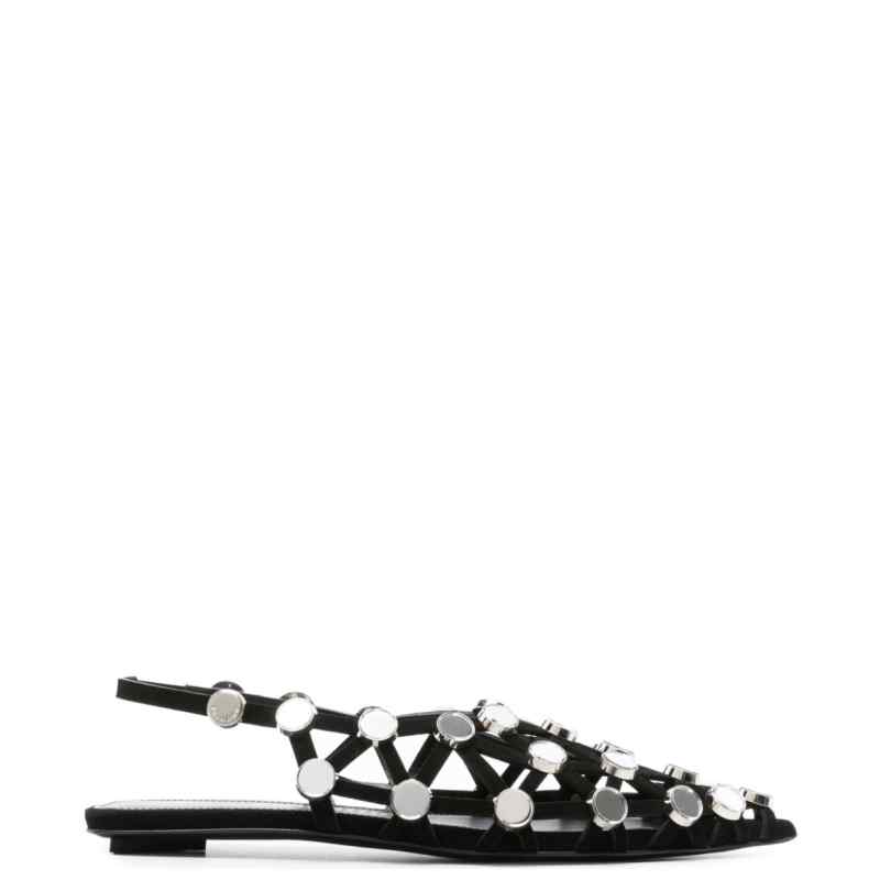The Attico Flat shoes Black
