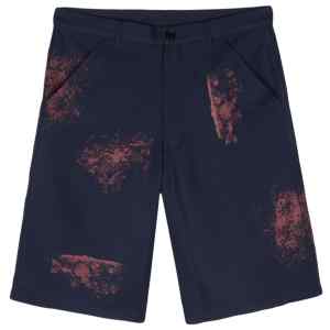 Comme Des Garcons Paint splatter-detail shorts