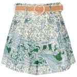 Zimmermann Ottie Tuck Linen Shorts