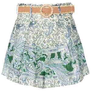 Zimmermann Ottie Tuck Linen Shorts