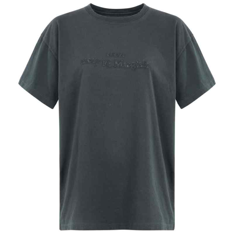 Maison Margiela Logo-embroidered cotton T-shirt, theFeinheit