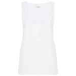 Saint Laurent semi-sheer Henley Tank Top