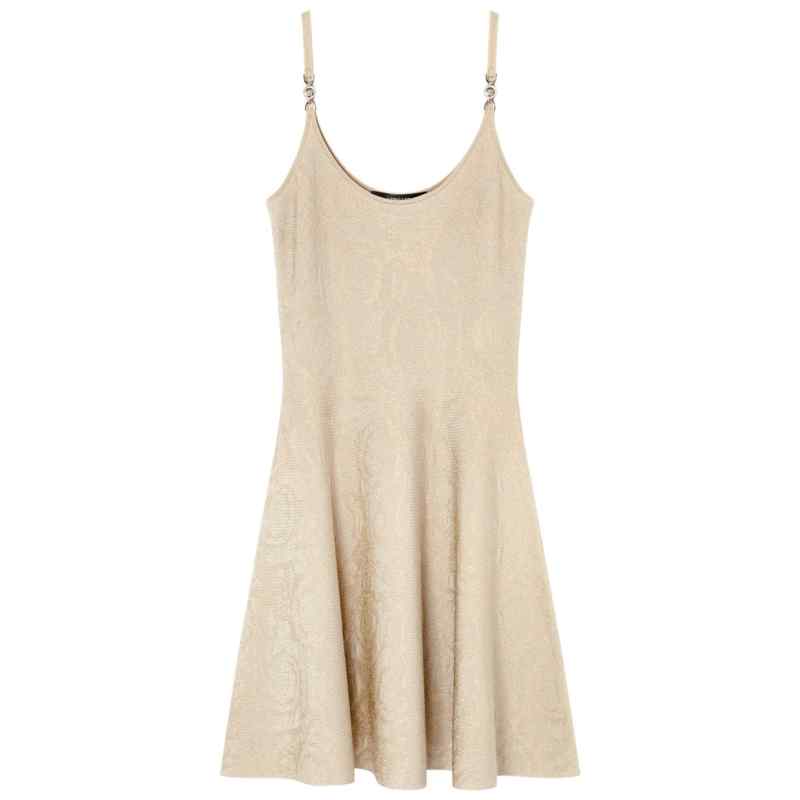 Versace Barocco jacquard flared mini dress, theFeinheit