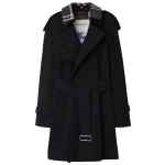 Burberry detachable-collar trench coat