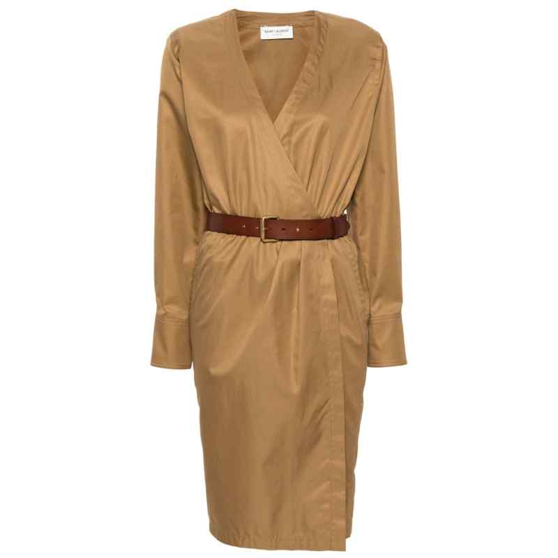 Saint Laurent belted dress Saint Laurent belted dress, theFeinheit