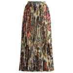 Etro Paisley-print pleated midi skirt