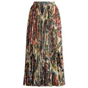 Etro Paisley-print pleated midi skirt