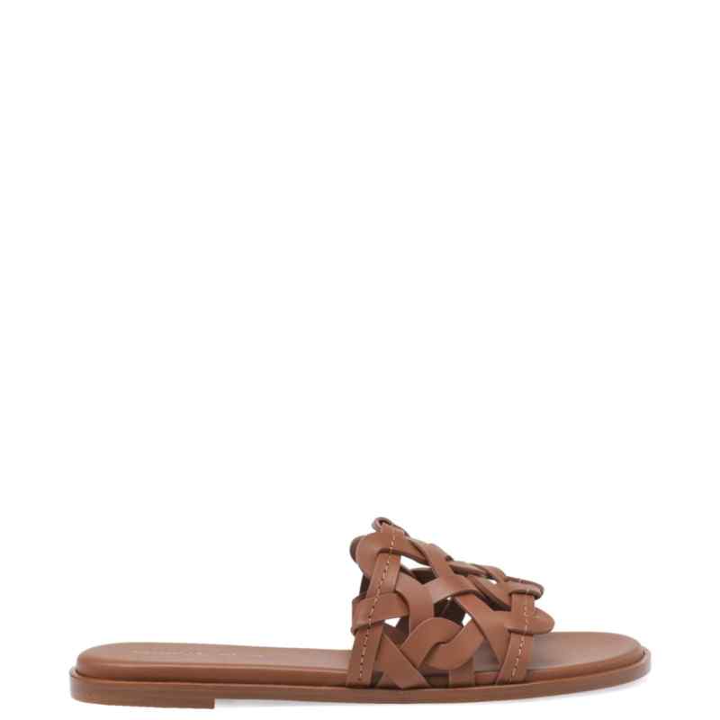 Gianvito Rossi Sandals Leather Brown, theFeinheit