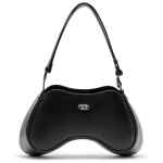 Diesel Play-Semi-gloss leather shoulder bag