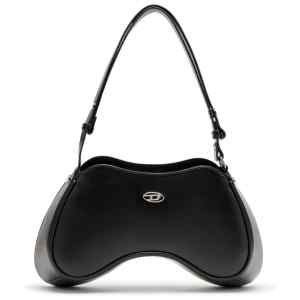 Diesel Play-Semi-gloss leather shoulder bag