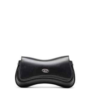 Diesel Play-Semi gloss leather shoulder bag