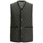 Burberry diamond-quilted sleeveless jacket