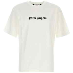 Palm Angels logo print crew neck T-shirt