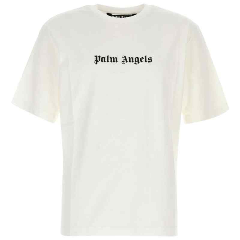 Palm Angels logo print crew neck T-shirt, theFeinheit