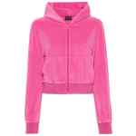 Balenciaga Rhinestone-logo zipped hoodie