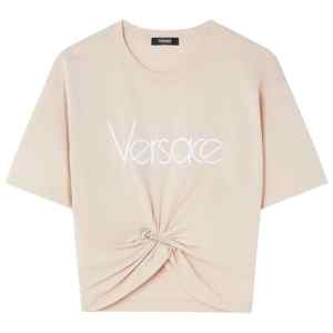 Versace 1978 Re-Edition Logo Safety Pin Short T-Shirt