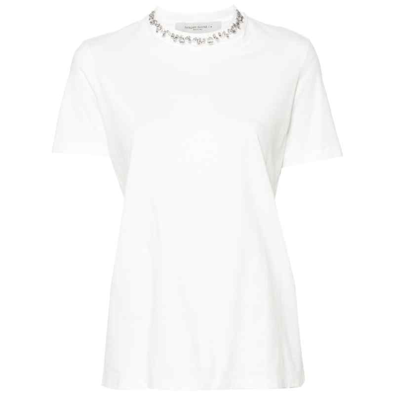 Golden Goose rhinestone-embellished Cotton T-shirt, theFeinheit
