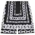 Versace Medusa Chains Silk Shorts