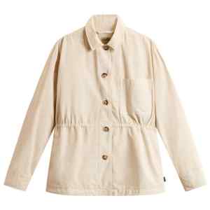 Woolrich Garment-Dyed Pure Cotton Overshirt beige