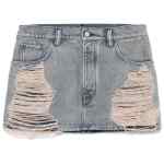 Acne Studios Macaria distressed denim miniskirt