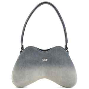 Diesel double-d denim shoulder bag
