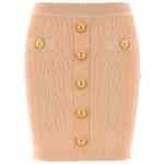 Balmain knitted mini skirt