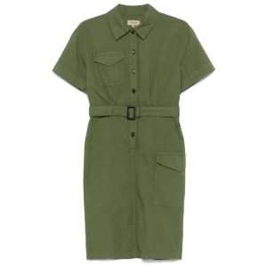 Woolrich belted waist shirt dress