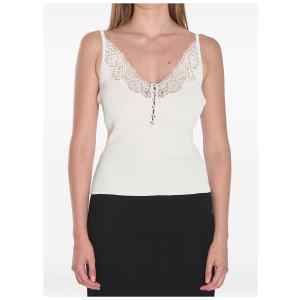 Self-Portrait V-neck tank top