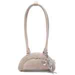 Self-Portrait Suede mini shoulder bag