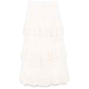 Zimmermann Lucky embroidered skirt