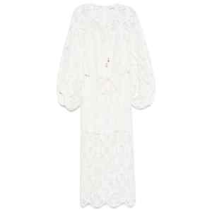Zimmermann Coco lace midi dress - ivory