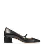 Jimmy Choo Elisa 45 Nappa and Patent Leather Pumps