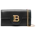Balmain Logo-plaque leather crossbody bag
