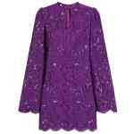 Dolce & Gabbana bell sleeves Lace mini dress