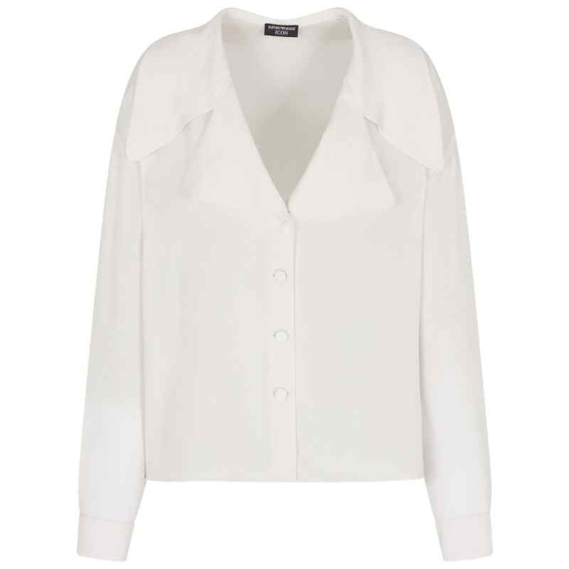 Emporio Armani Icon double silk georgette shirt, theFeinheit