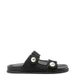 Jimmy Choo Fayence Sandal Low leather sandals with pearls