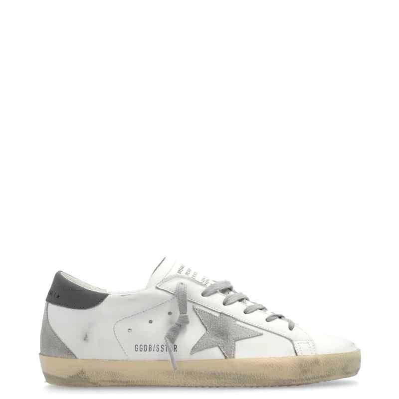 Golden Goose Super-star distressed leather sneakers, theFeinheit