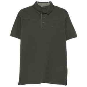 Emporio Armani Embroidered-detail polo shirt