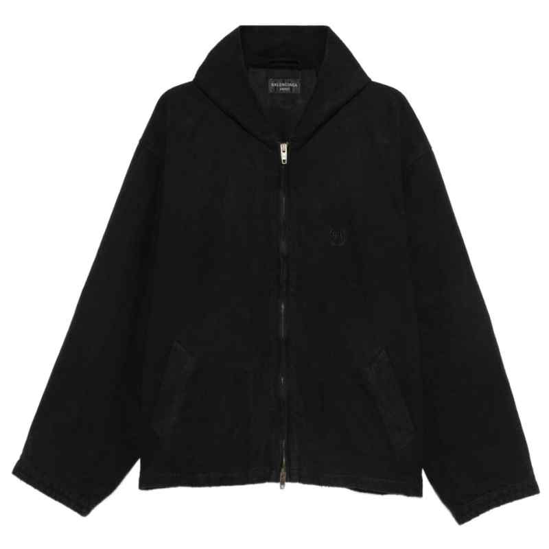 Balenciaga Jacket with hood and zip, theFeinheit